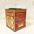 Grande boîte carrée vintage Bouillon KUB