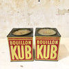 Grande boîte carrée vintage Bouillon KUB