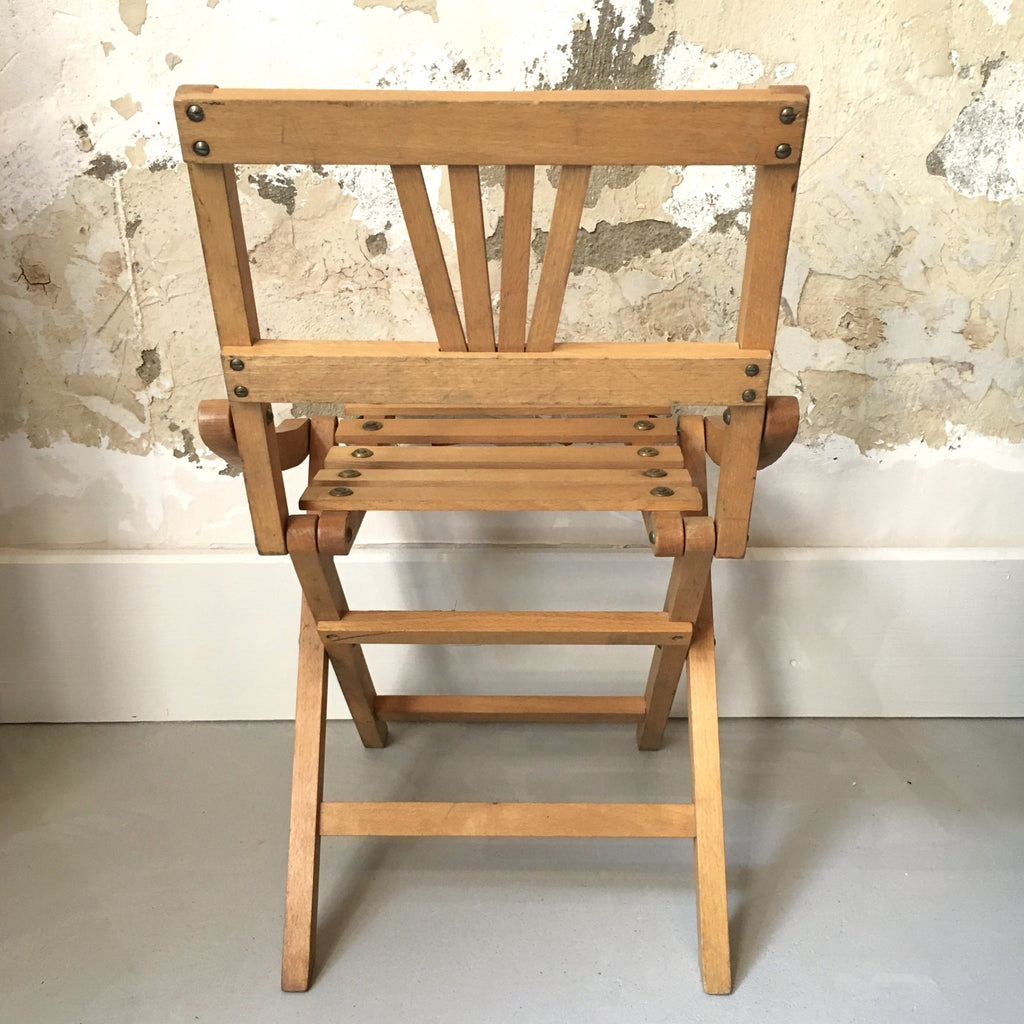Chaise enfant en bois pliante Thonet