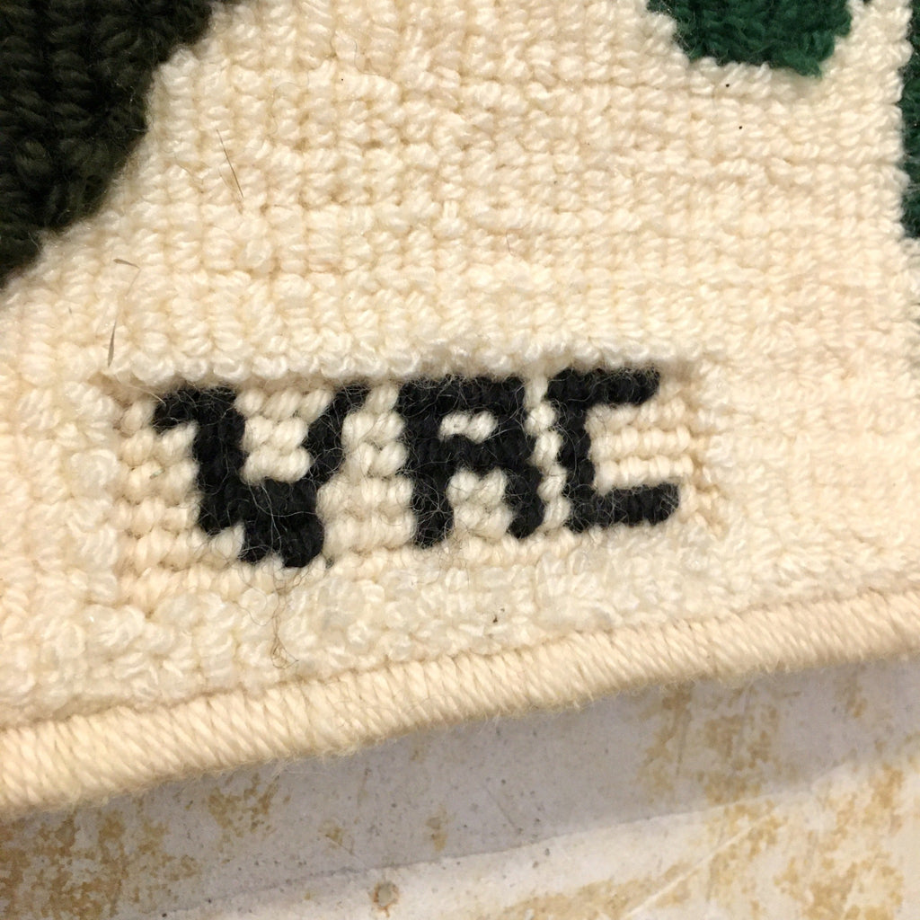 Tapisserie murale chambre ou salon laine jungle toucan perroquet années VAC 1970