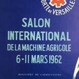 Affiche originale Salon de l'Agriculture 1962 Robert Rodrigue