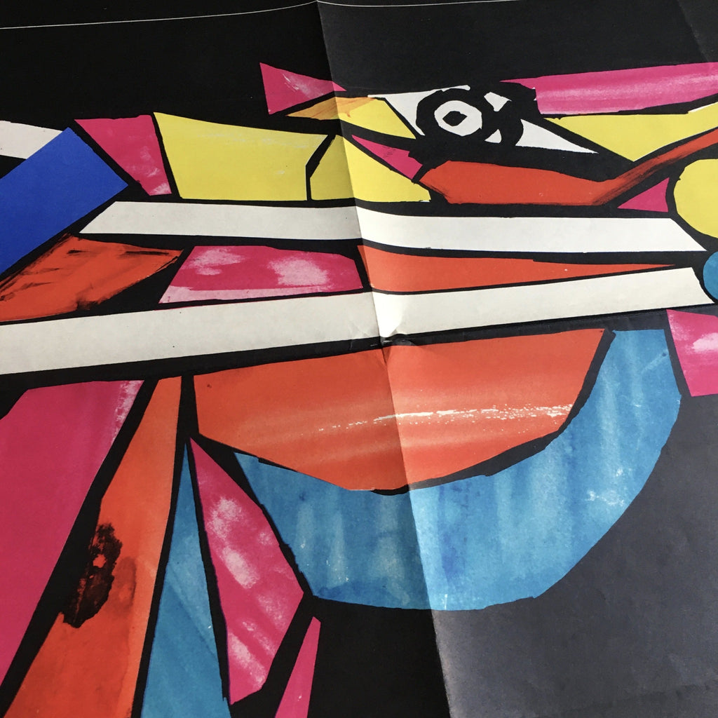 Affiche originale de Jean Colin Prévention Routière