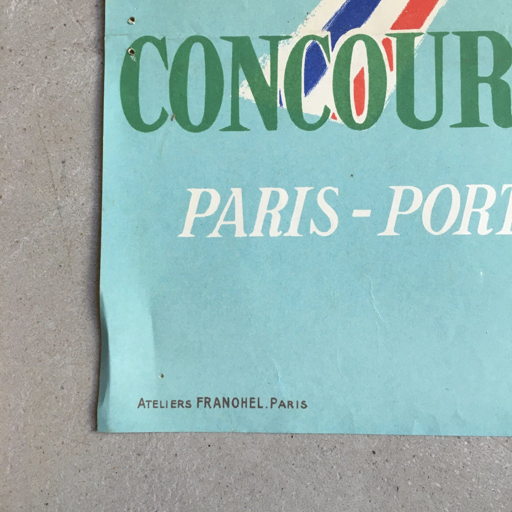 Affiche originale Salon International de la Machine Agricole 1957 ERIC