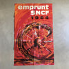 Affiche originale Emprunt SNCF signée J. Decroix 1964