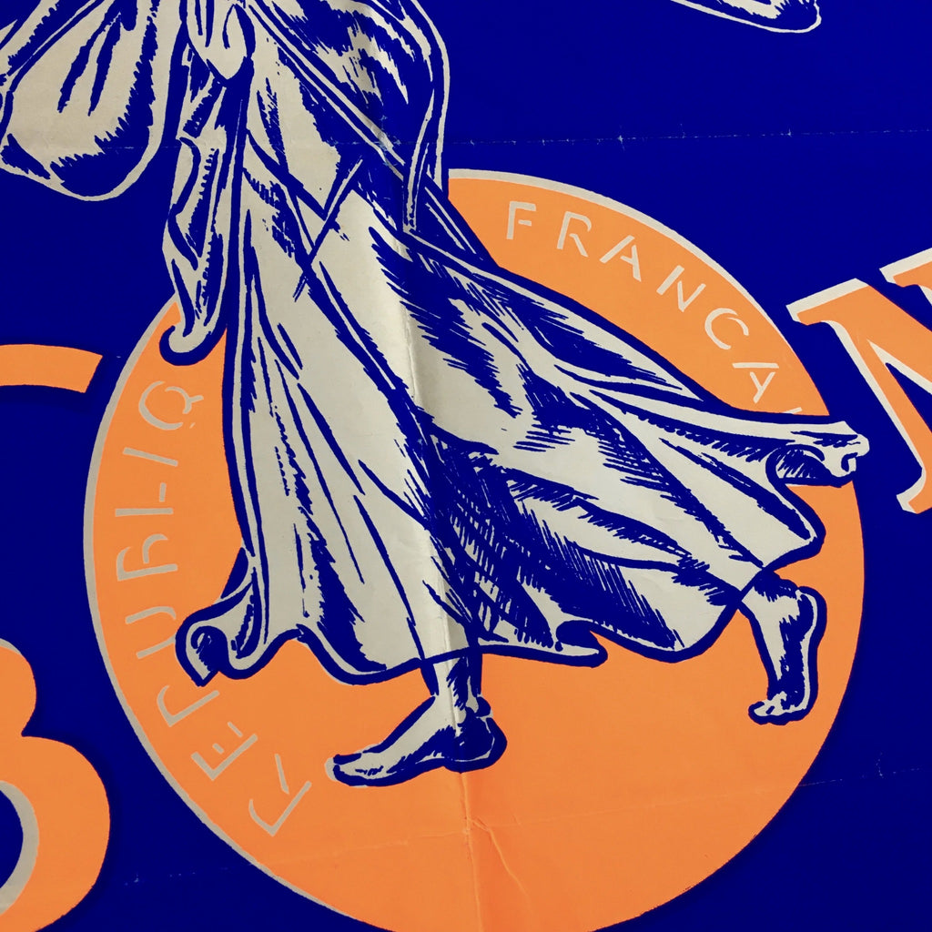 Affiche originale sérigraphiée 1963 de Jean Rabet - Crédit Agricole - Bons 5%