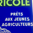 Affiche originale sérigraphiée 1963 de Jean Rabet - Crédit Agricole - Bons 5%