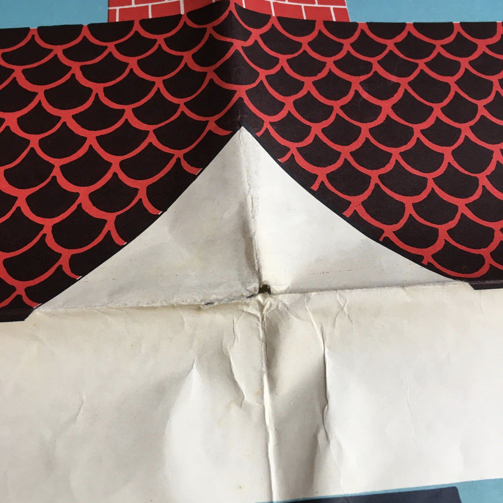 Affiche originale Concours National Fleurir la France 1960 - Illustration F. Lesourt