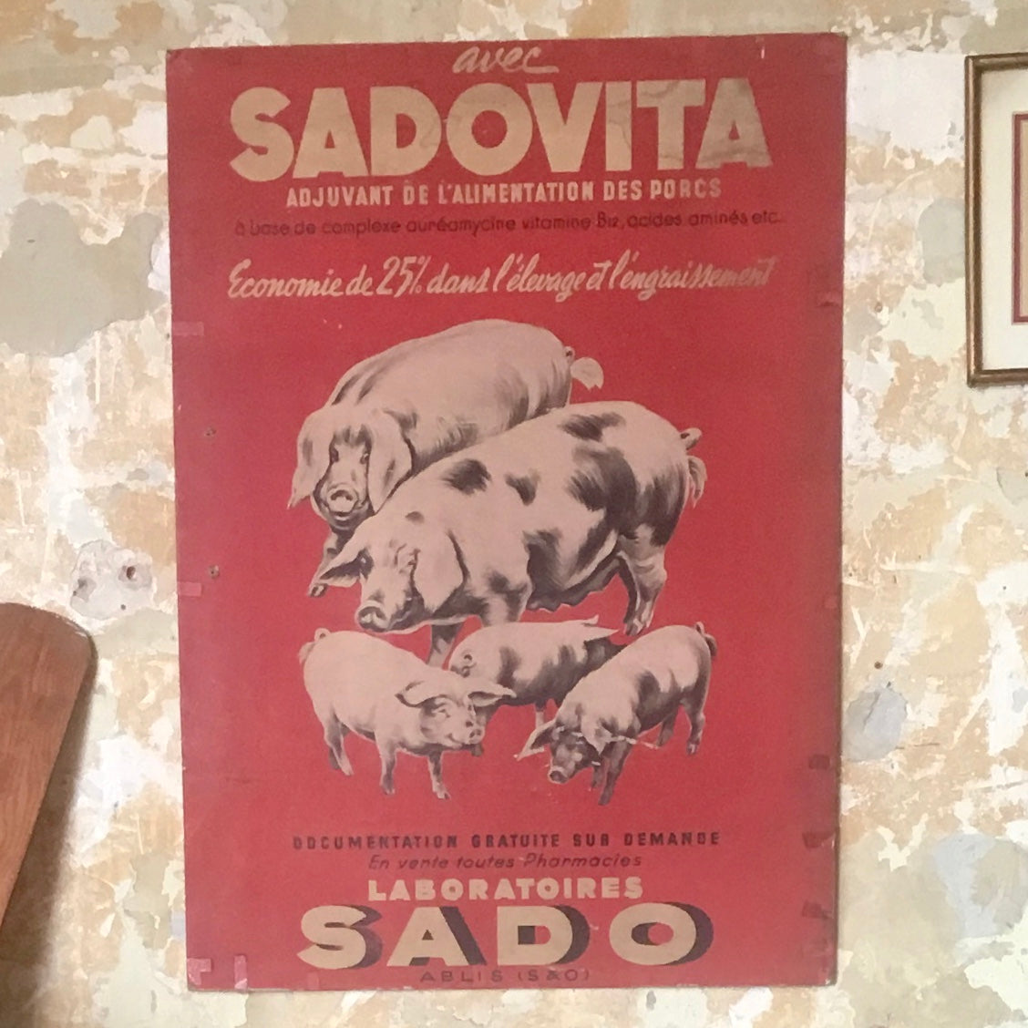 Affiche publicitaire Sadovita par Laboratoires Sado
