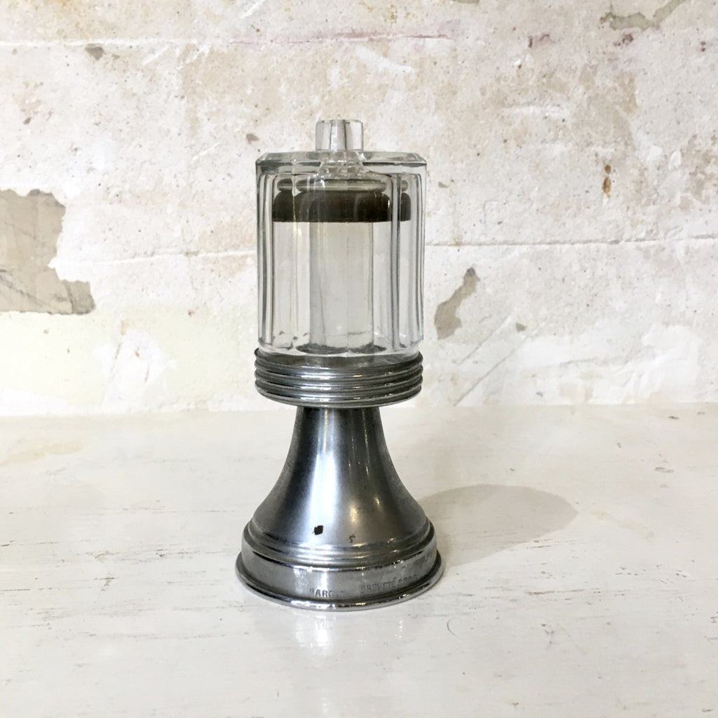 Moutardier argit inox et verre seringue